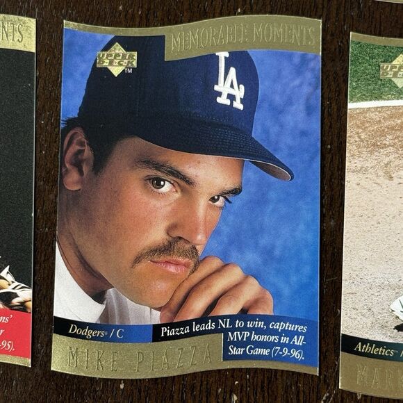 1997 Upper Deck Baseball Memorable Moments Full 10 Card Set NM Griffey Ripken - Picture 8 of 10